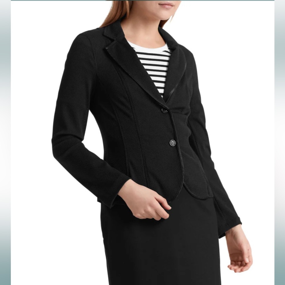 Marc Cain Essential mesh blazer Black
